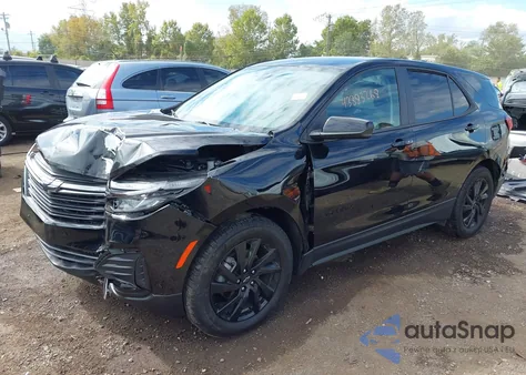 2024 Chevrolet Equinox Fwd Ls из США, поврежденный, VIN 3GNAXHEG5RL203378